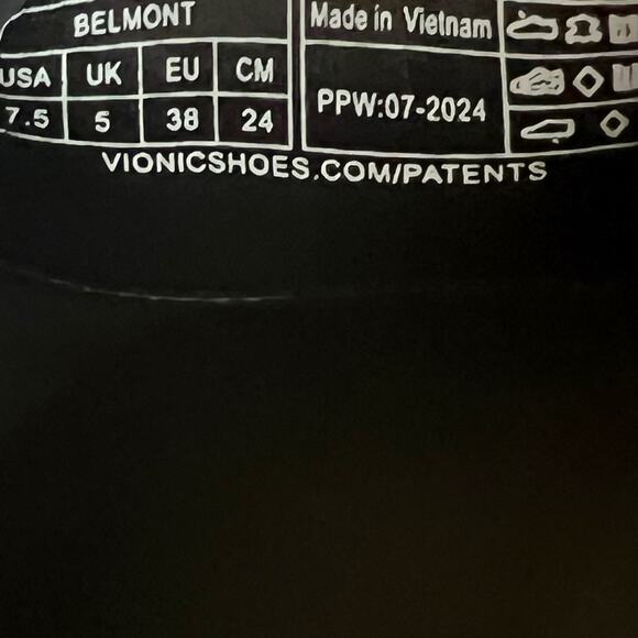 Vionic Belmont Leather Ivory Snake Print Ankle Booties Size 7.5 - Picture 9 of 11